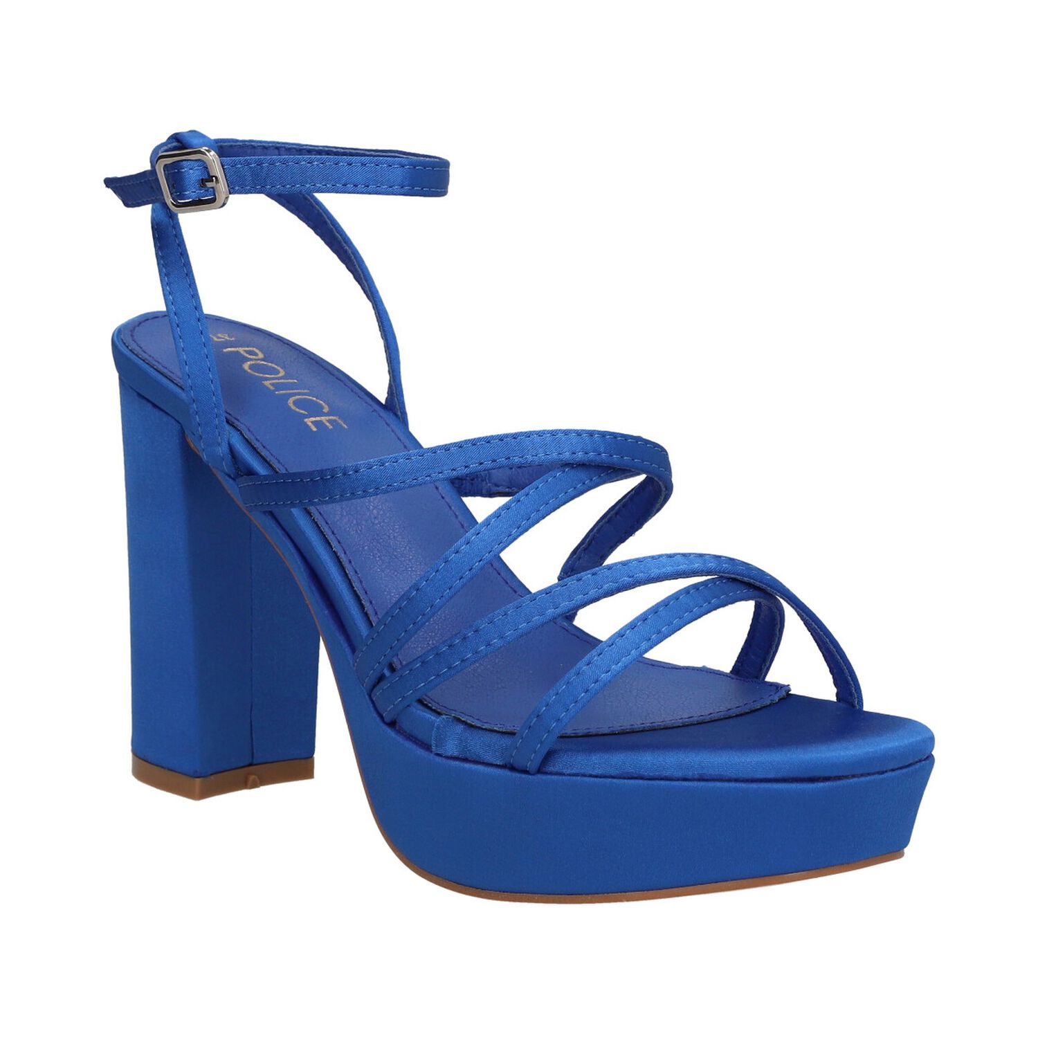 Sandalia Mujer Azul Holly Police image number 1.0