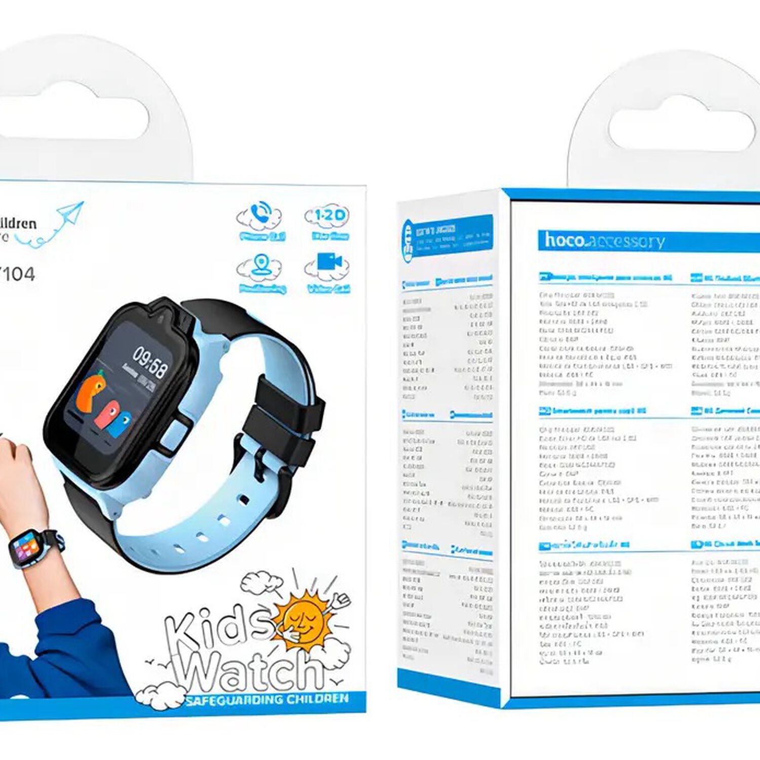 Hoco Y104 Smart Watch Reloj Inteligente Para Ni&ntilde;os 4g Gps - Azul image number 4.0