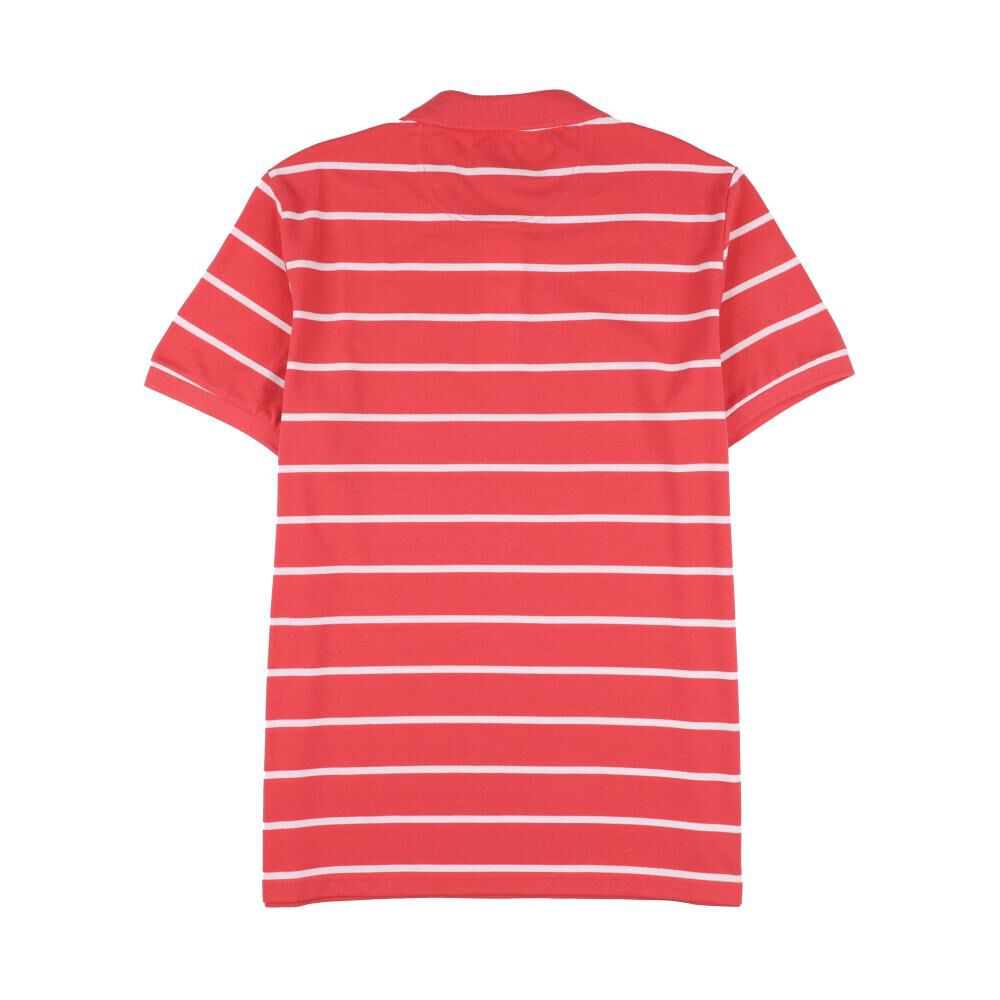 Polera Líneas Manga Corta Cuello Piqué Hombre Peroe image number 1.0