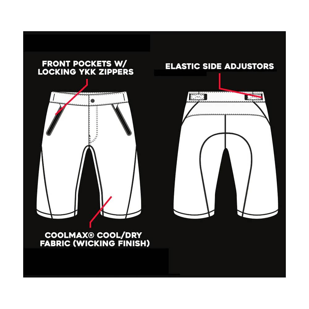 Short Fasthouse Crossline Infantil Negro 24 image number 2.0