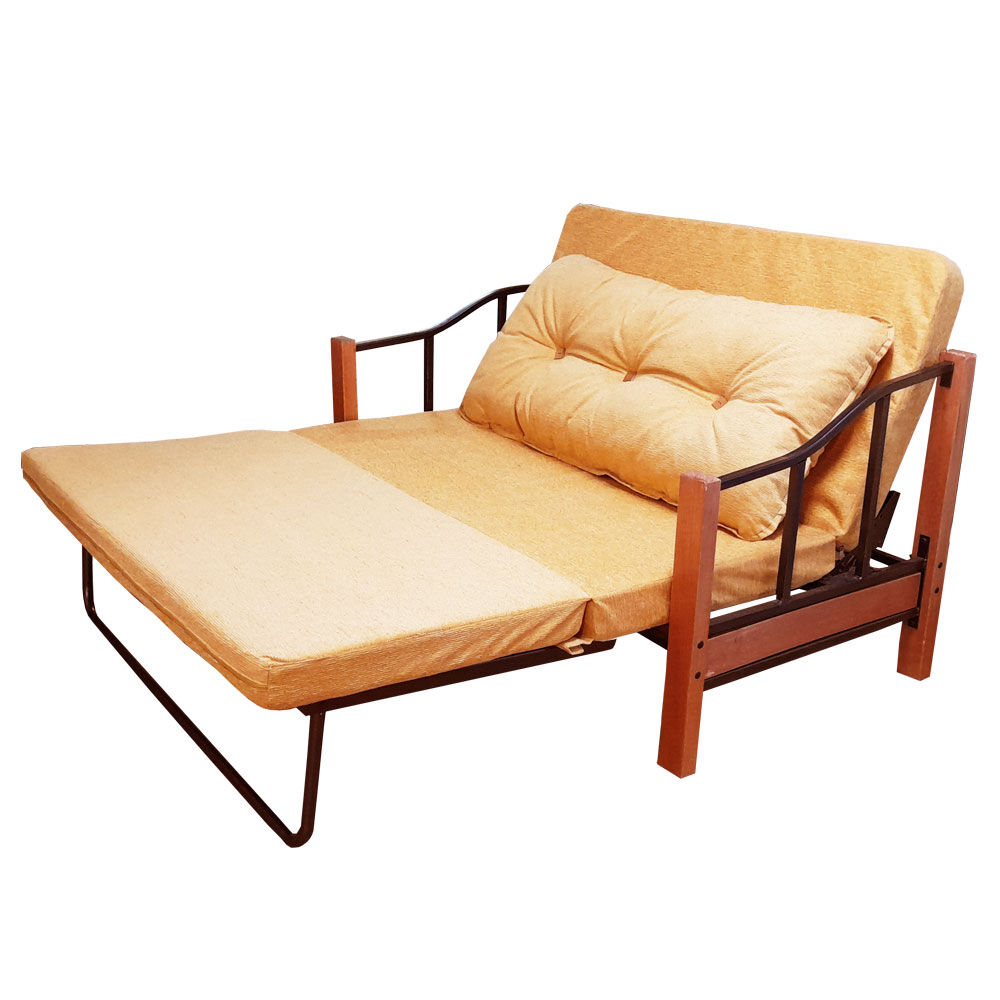 Sofa Cama 2 Cuerpos Ranco " Mostaza" image number 1.0