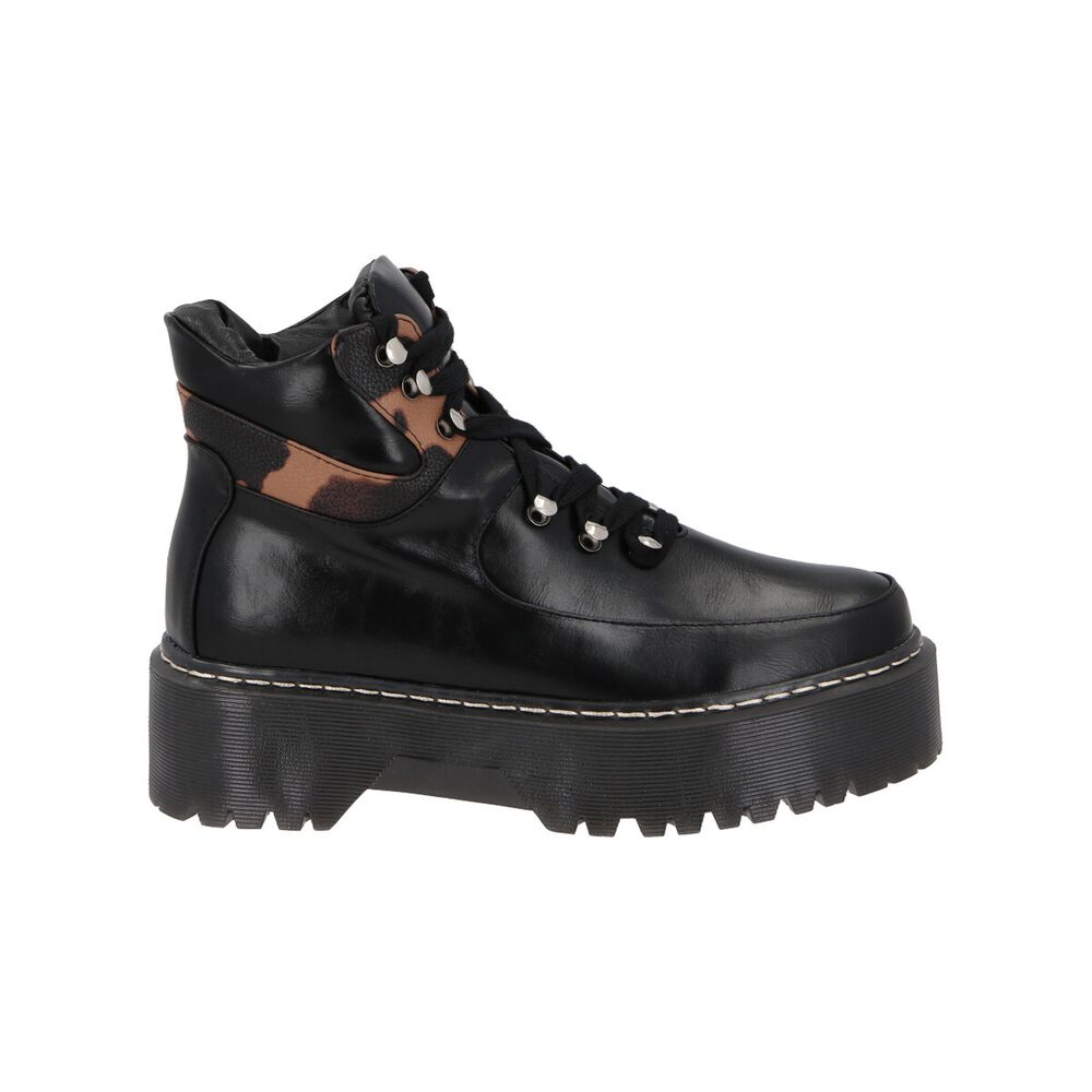 Botin Mujer Negro Plataforma Candela Police image number 0.0