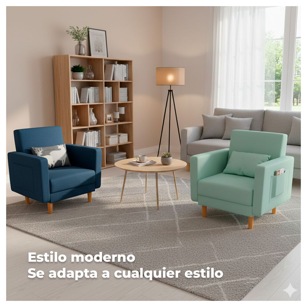 Butaca Moderna Minimalista Comodidad Y Estilo Para Tu Hogar image number 2.0