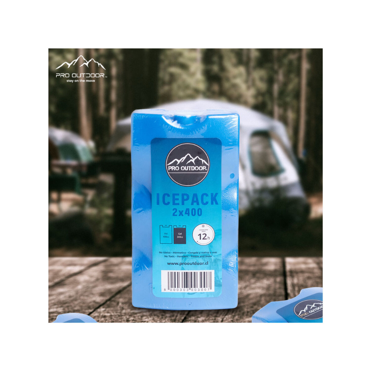Icepack Duro 2x400 Gramos Pro Outdoor image number 0.0
