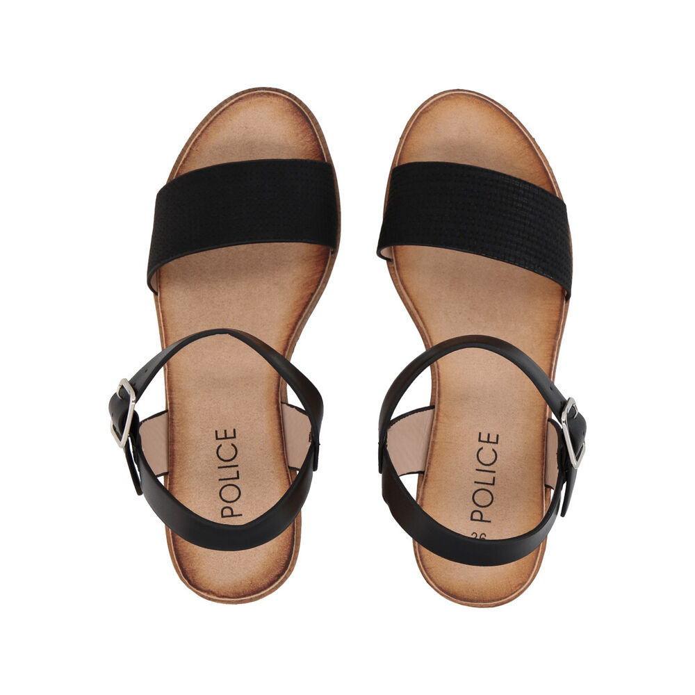 Sandalia Mujer Negro Trixie 2 Police image number 1.0