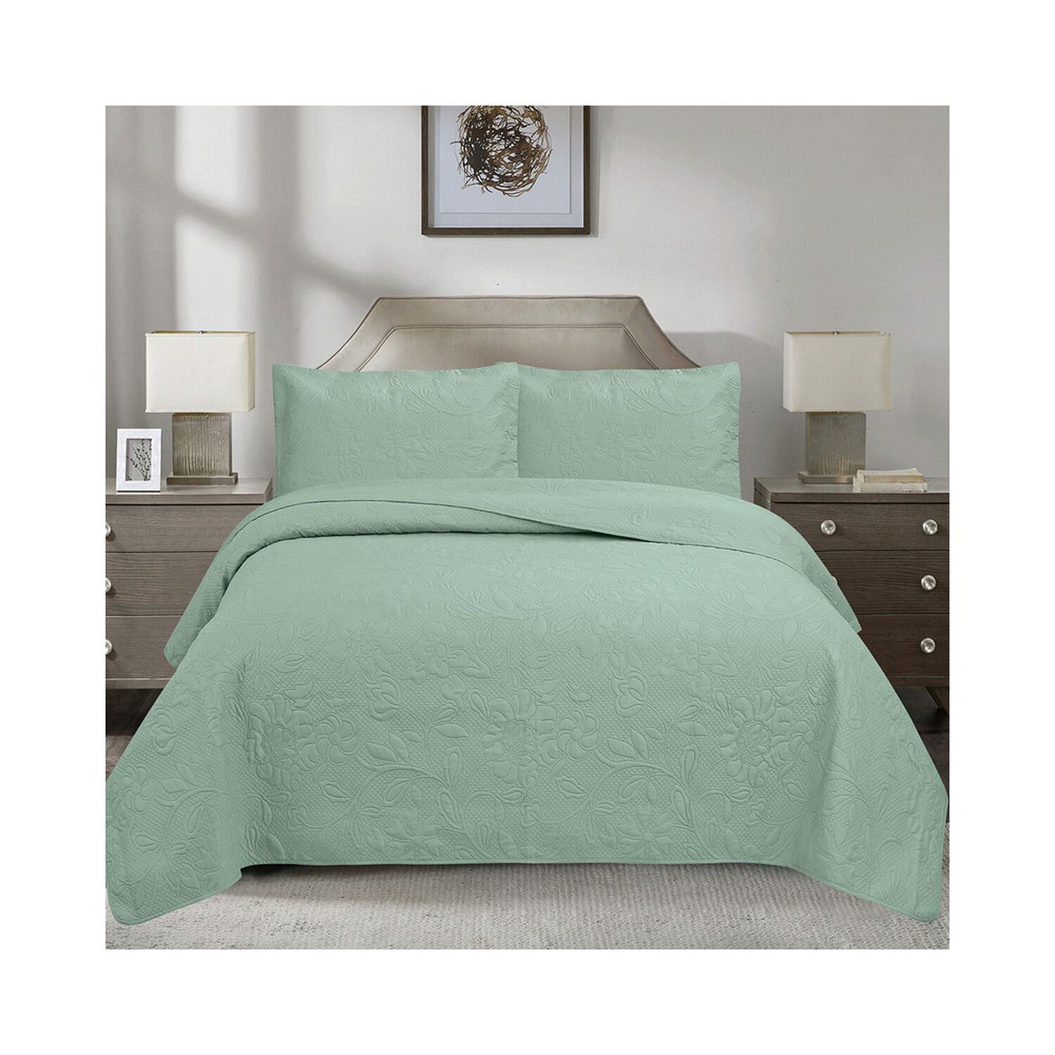 Quilt Andes Classic Menta 2 Plazas image number 0.0