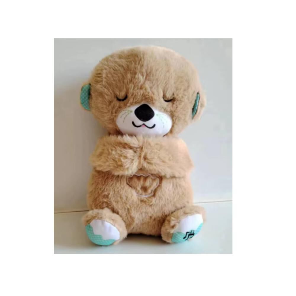 Nutria Peluche Relajante Luz Musical Juguete Respiraci&oacute;n image number 4.0