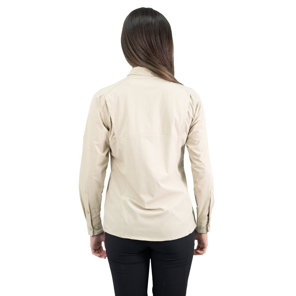 Camisa Hw Antakari Spandex Mujer Beige image number 2.0