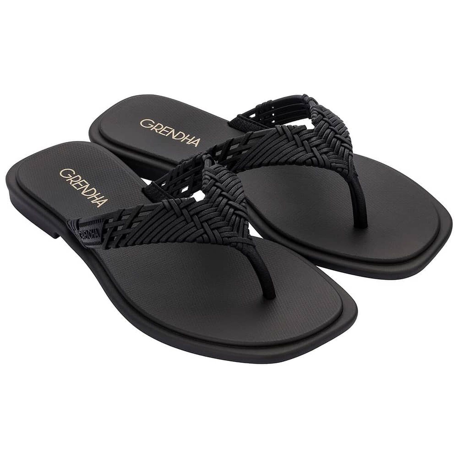 Sandalia Mujer Negro Eco 374 Grendha image number 0.0