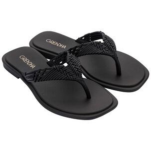 Sandalia Mujer Negro Eco 374 Grendha
