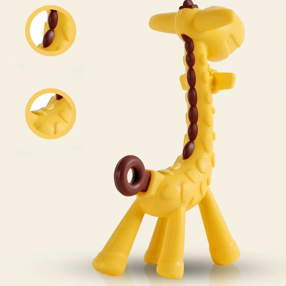 Mordedor Jirafa De Silicona Para Bebe Para Calmar Denticion image number 3.0