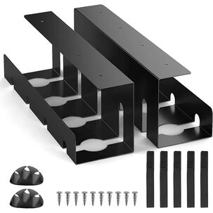 Bandeja Organizadora De Cables Bajo Escritorio - Pack De 2