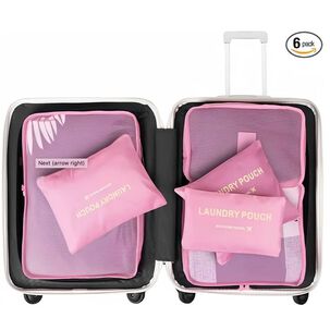 Set 6 Organizadores De Equipaje De Viaje