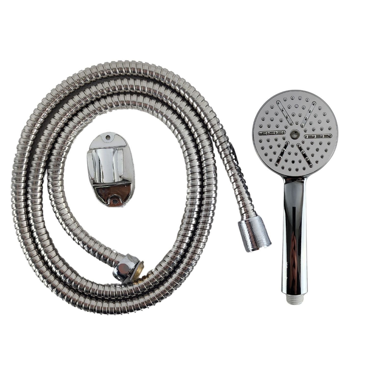 Set Ducha De Mano Cromado Manguera 150cm Accesorio Ba&ntilde;o image number 0.0