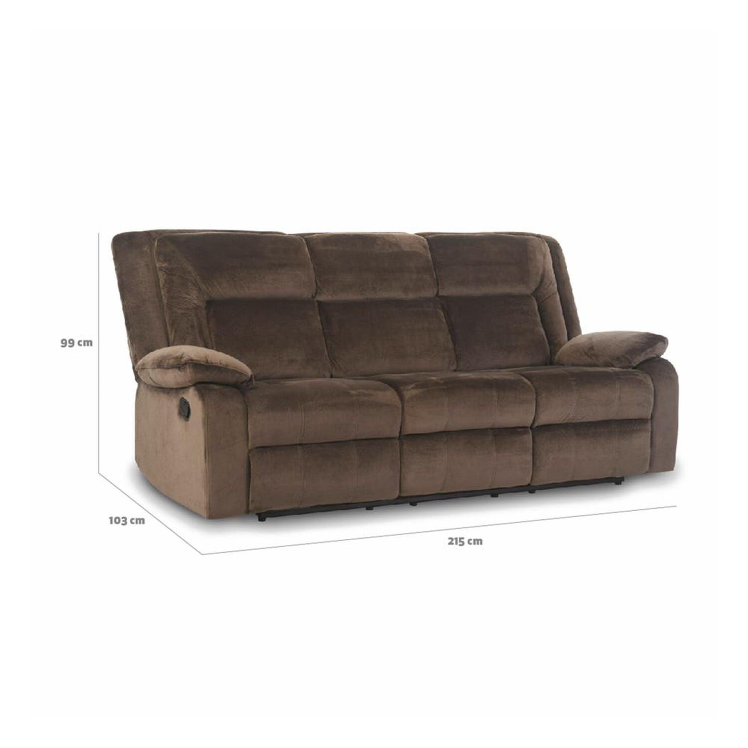 Juego De Living Reclinable Cic Amberes / 3 Cuerpos + 2 Cuerpos image number 1.0