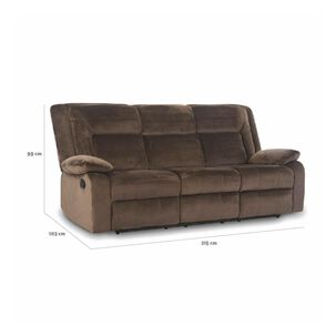 Juego De Living Reclinable Cic Amberes / 3 Cuerpos + 2 Cuerpos