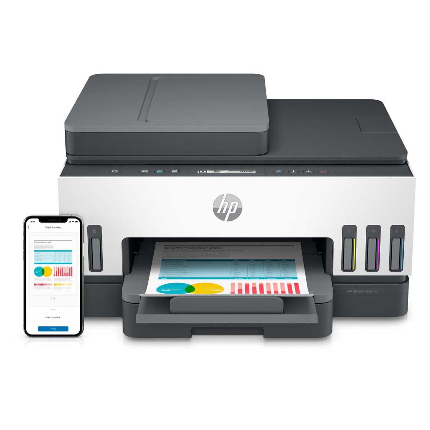 Impresora Multifuncional HP Smart Tank 750 image number 3.0