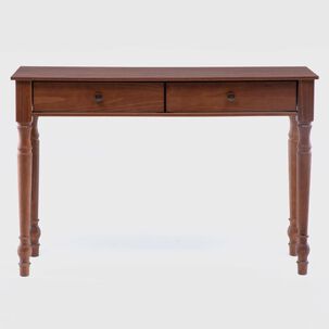 Mesa De Arrimo Roca Santa F&eacute; 2 Cajones Caoba