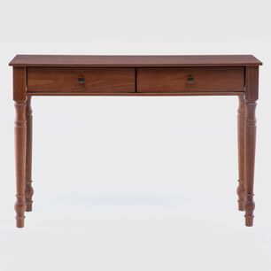 Mesa De Arrimo Roca Santa Fé 2 Cajones Caoba