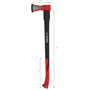 Hacha Para Partir Madera 4.5 Lbs Truper Tjr-4.5f
