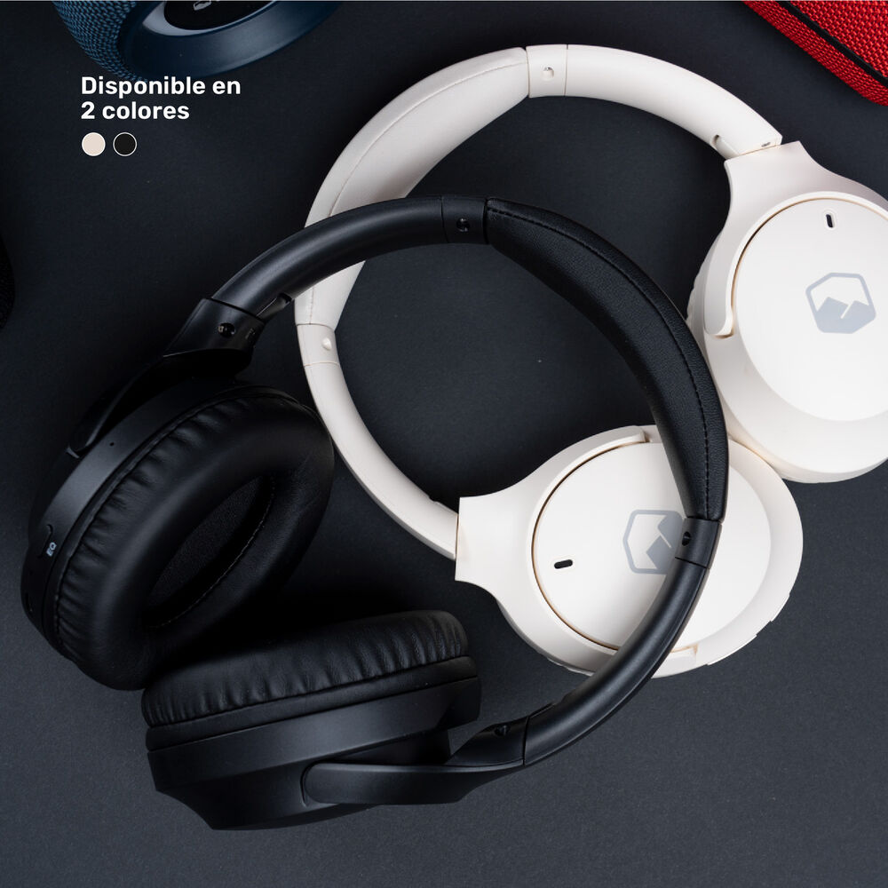 Audifonos Bluetooth Inalambricos Over Ear Wavepro Cream image number 7.0