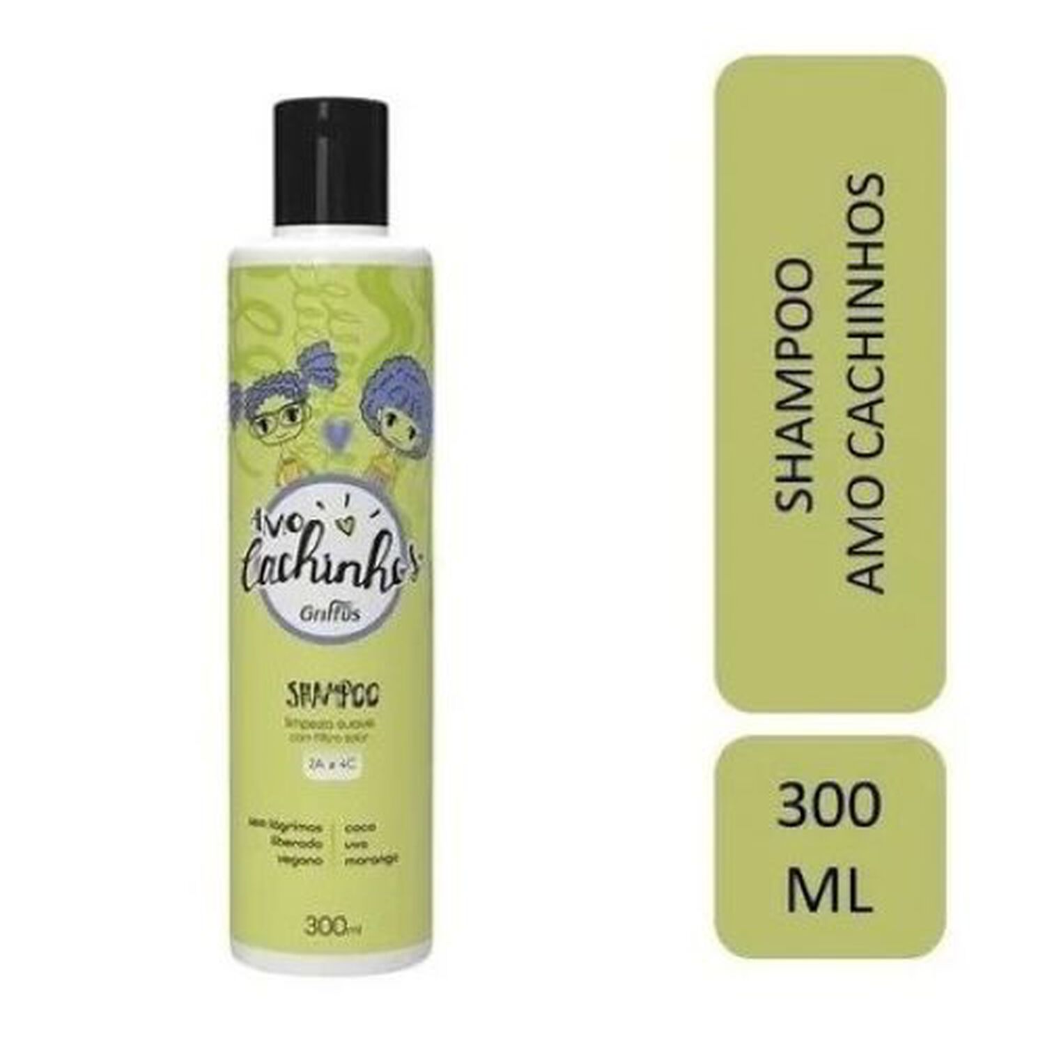 Shampoo Amo Cachinhos 300ml Griffus image number 1.0