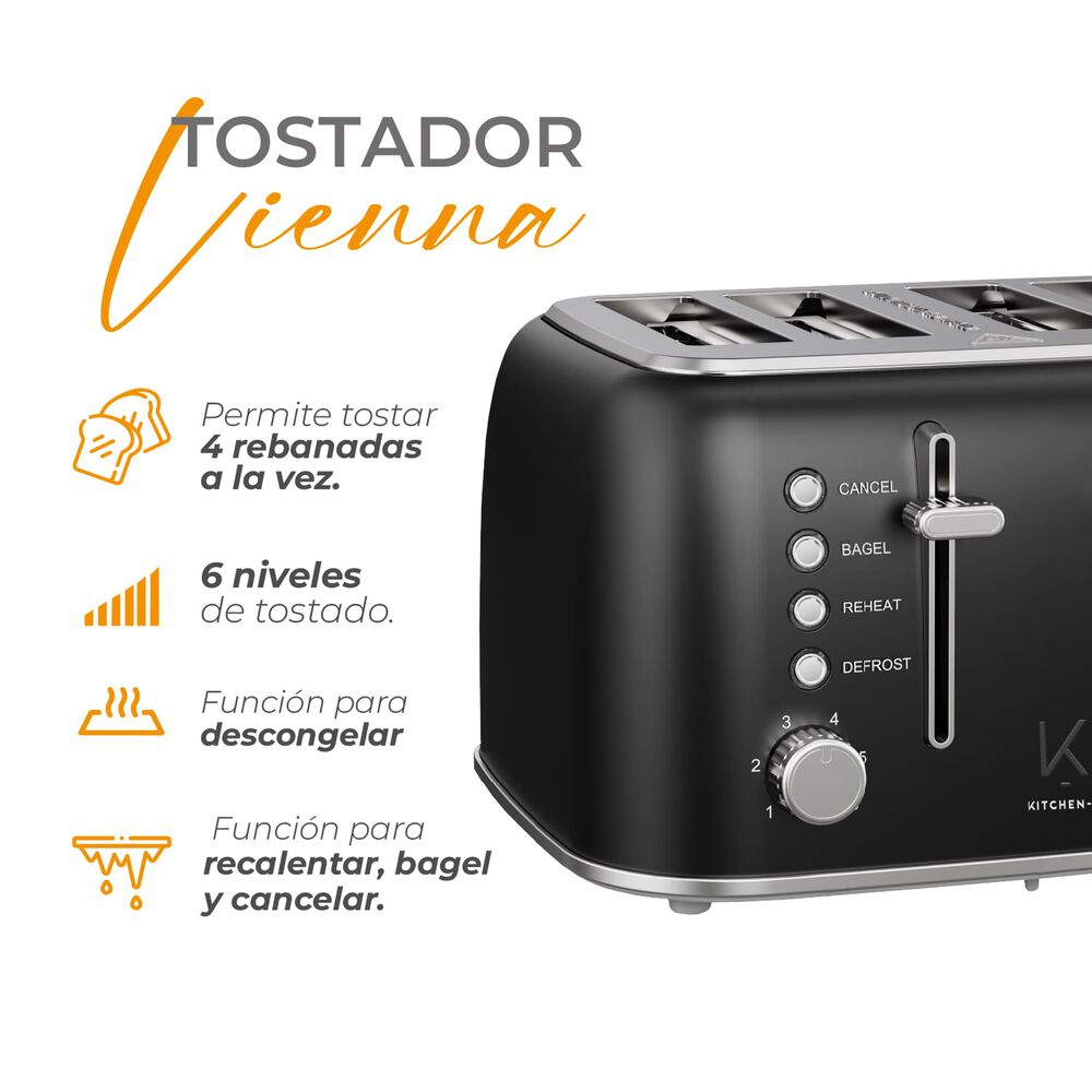 Tostador Vienna 4 Panes image number 2.0