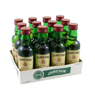12 Miniaturas Whisky Jameson Irish Whiskey (50 Ml)