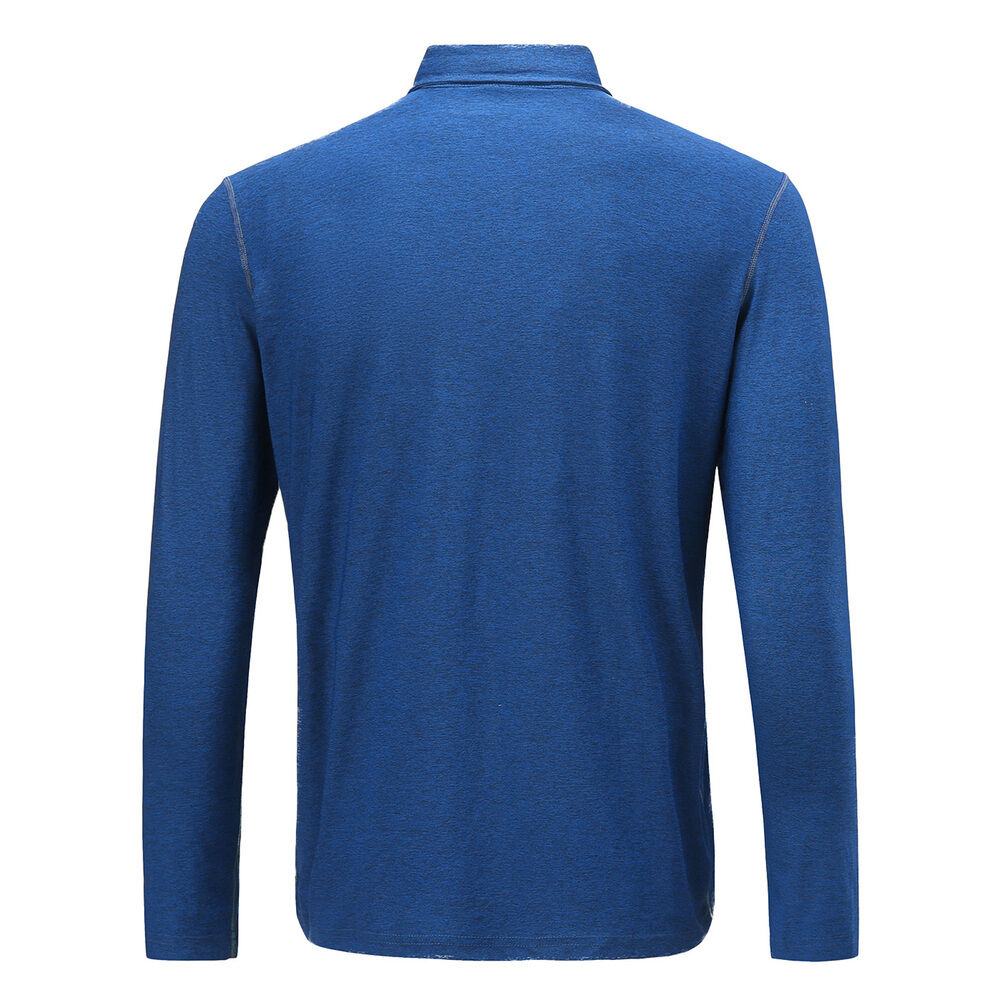 Polera Dry Fit Manga Larga Con Cuello Pale Hombre image number 2.0