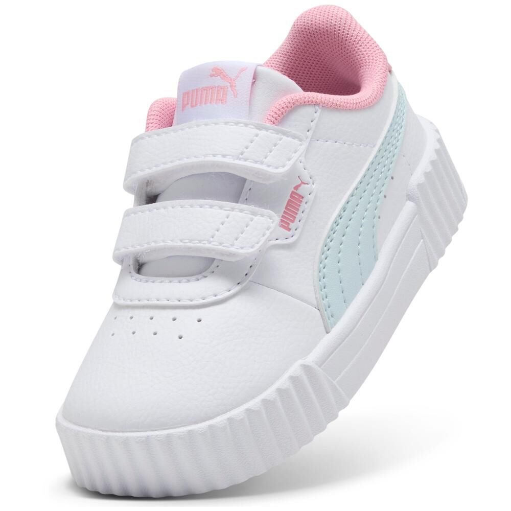 Zapatilla Urbana Mujer Puma Carina 3.0 V Inf White-sea Glass image number 4.0