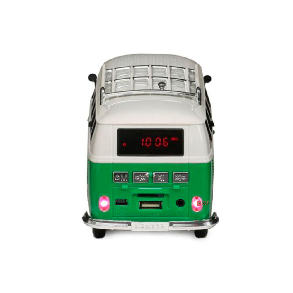 Parlante Dise&ntilde;o Combi Bluetooth Color Verde - Ps image number 1.0