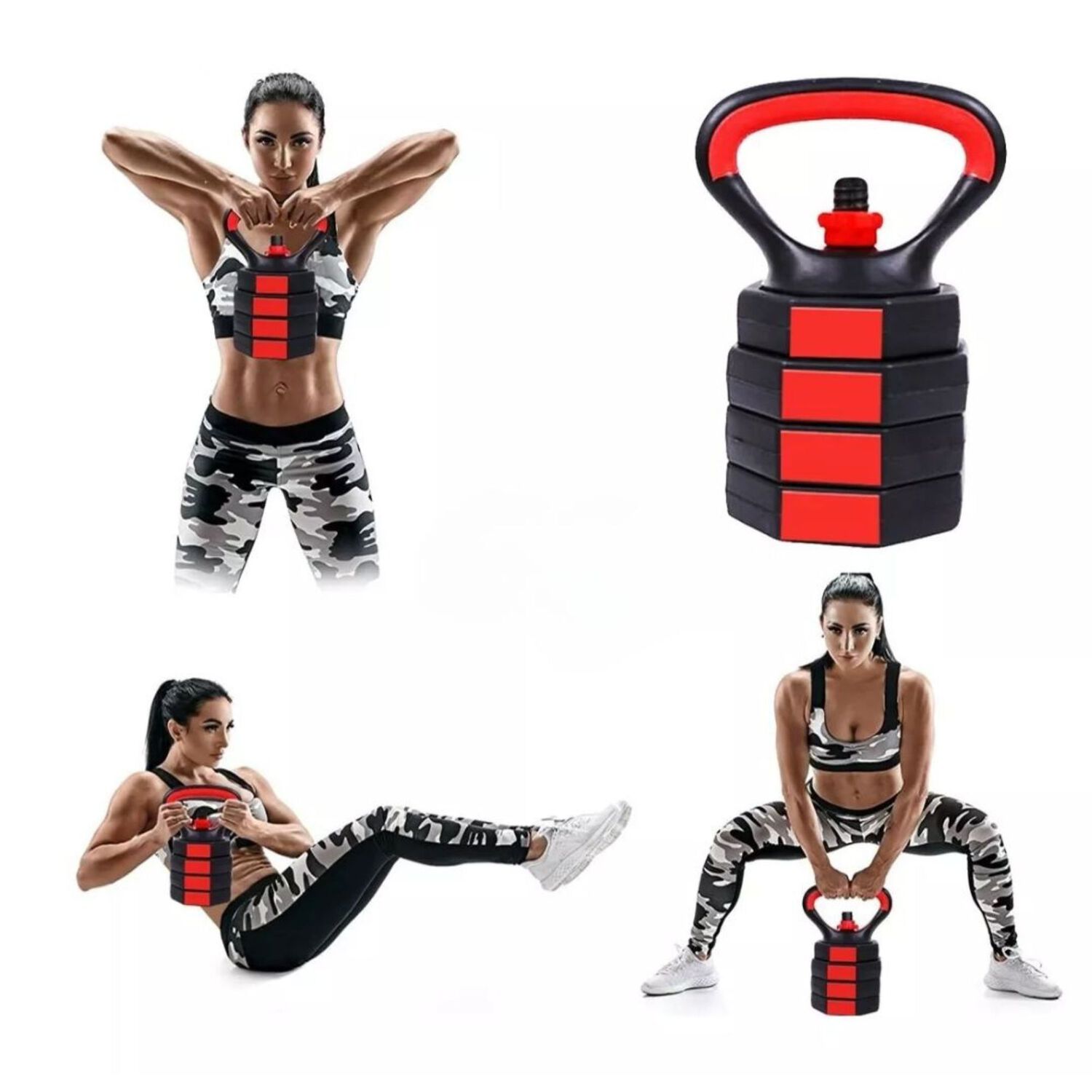 Set Mancuernas Barra Rusa Ajustables 20 Kg 3 En 1 image number 5.0