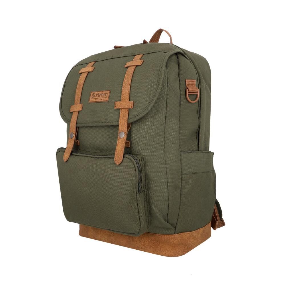 Mochila Notebook Xtrem Straps 2.0 6xt Verde Oliva 16" image number 3.0
