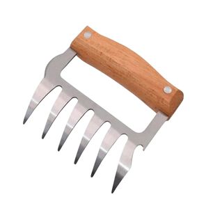 Set 2 Garras De Oso Manoplas Mango Madera Utensilio Cocina