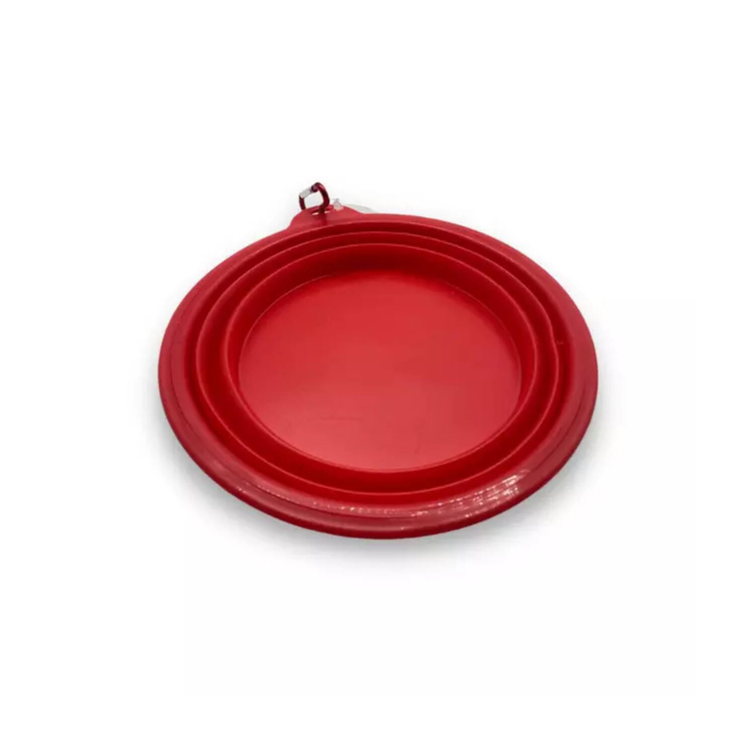 Plato Plegable De Comida Minnie Rojo Para Mascotas image number 2.0