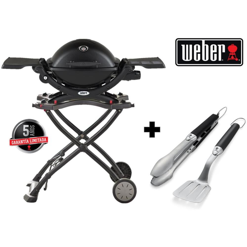 Parrilla A Gas Weber Q1200 + Carrito + Herramientas image number 0.0