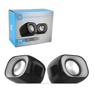 Parlante Multimedia Hp Para Pc Notebook Usb35mm Color Negro