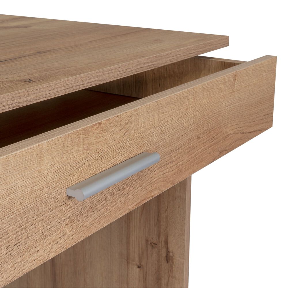 Escritorio 1 Cajon 80x73,6x49,8 Cm Caf&eacute; Claro image number 6.0