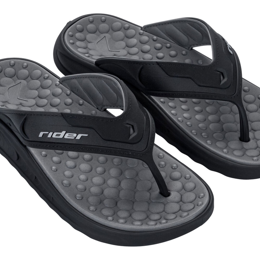 Sandalia Hombre Negro Soft Plus Rider image number 2.0