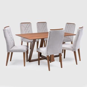 Juego De Comedor Decocasa Avena / 6 Sillas