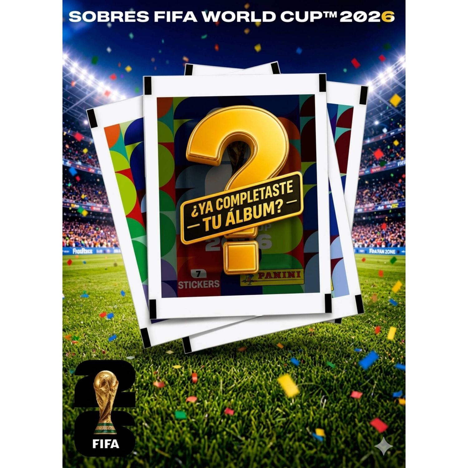 Pack 10 Sobres Panini Mundial 2026 Stickers Original image number 5.0