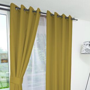Set De Cortinas Doral Rustico Argolla