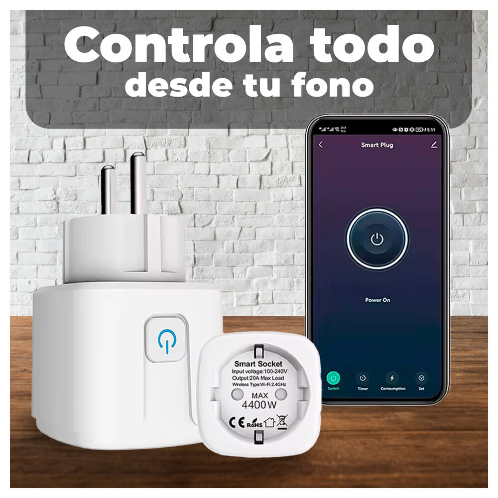 Enchufe Inteligente Con Control De Energía Y Bluetooth image number 3.0