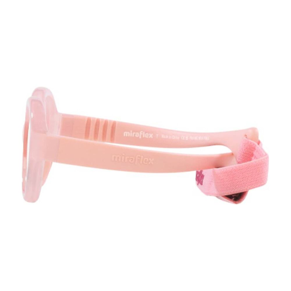 Lentes &Oacute;pticos Rosa Con Correa Miraflex Para Ni&ntilde;os image number 3.0