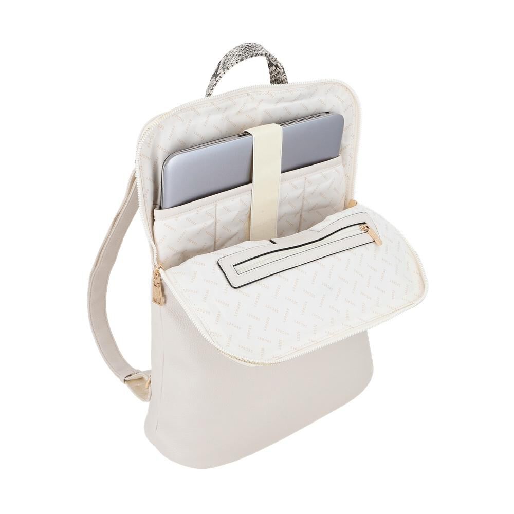 Mochila Notebook Secret Graz Sc6 Beige 15" image number 3.0
