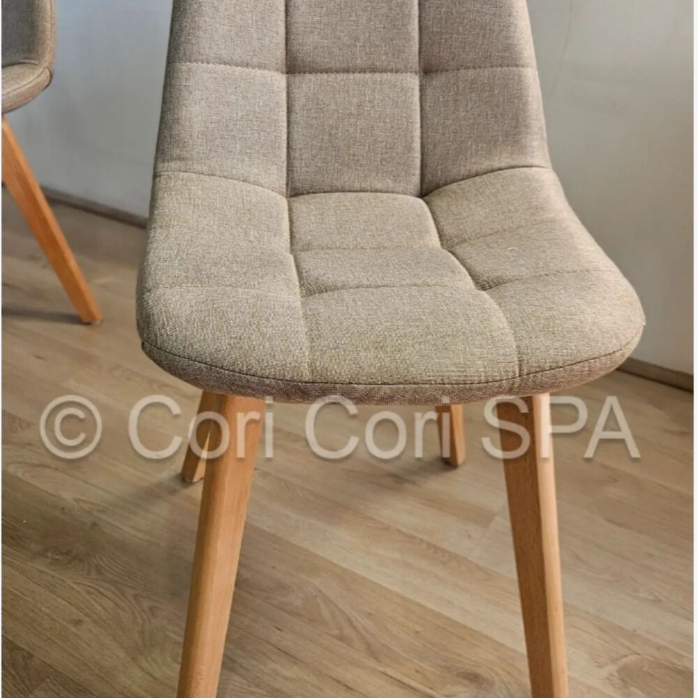 Silla Capitonne Lino Beige image number 0.0