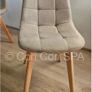 Silla Capitonne Lino Beige
