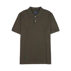 Polera Lisa Regular Manga Corta Cuello Piqué Hombre Peroe