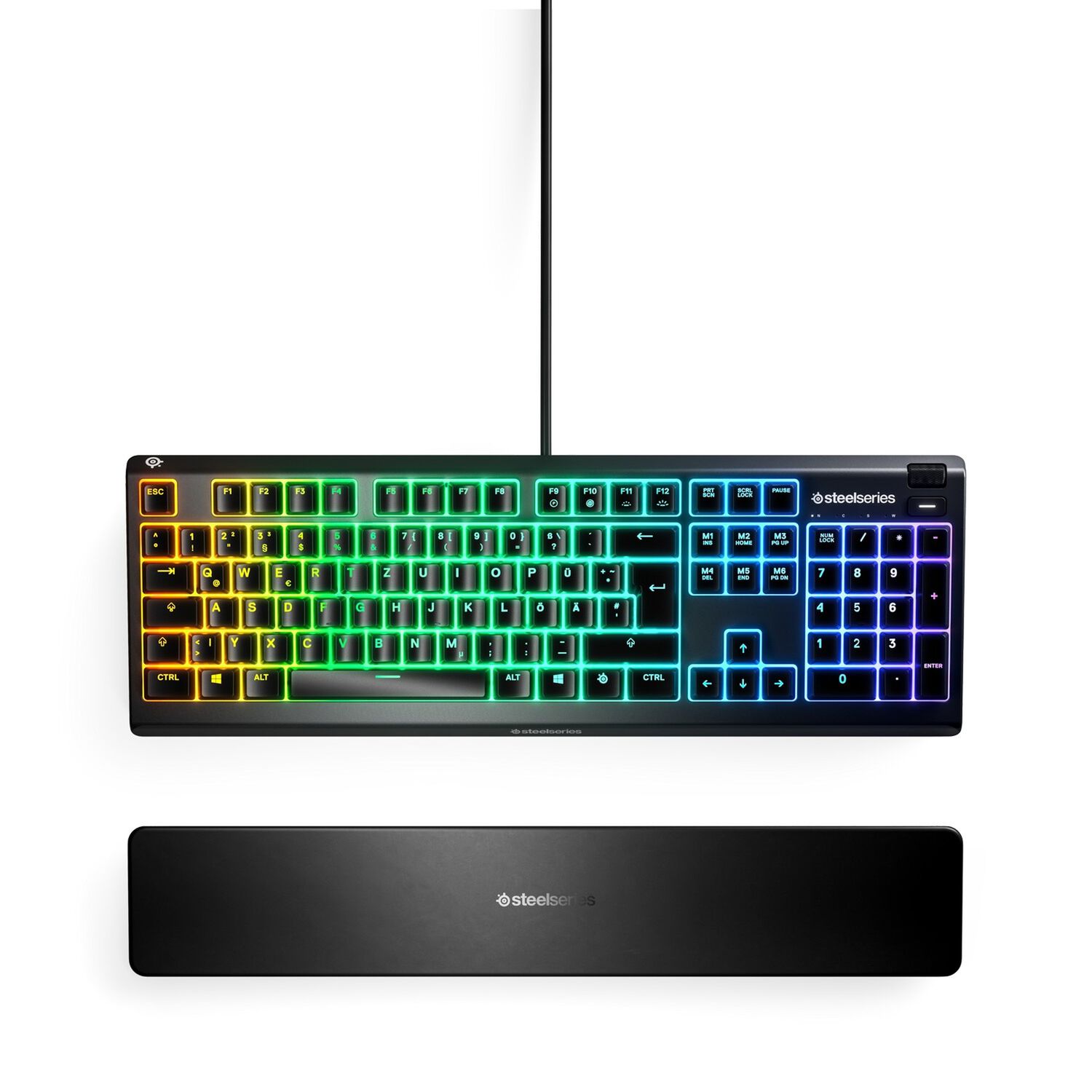 Teclado Gamer Steelseries Apex 3 Negro Rgb Ingl&eacute;s image number 2.0