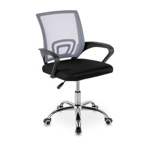 Silla De Oficina Ejecutiva Nueva York Ergonomica Respaldo Malla Gris Bm-520mg Arthome